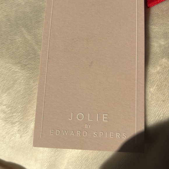 JOLIE by EDWARD SPIERS Women Velvet Square Diamond Bow-knot Bow Tie Brooch - Picture 3 of 7